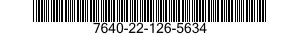 7640-22-126-5634 CHART 7640221265634 221265634