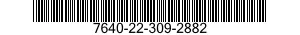 7640-22-309-2882 CHART 7640223092882 223092882