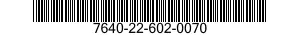 7640-22-602-0070 MAP 7640226020070 226020070