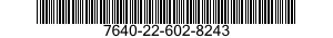 7640-22-602-8243 MAP 7640226028243 226028243