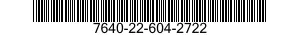 7640-22-604-2722 MAP 7640226042722 226042722
