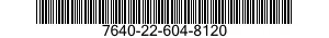 7640-22-604-8120 MAP 7640226048120 226048120