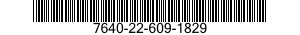 7640-22-609-1829 MAP 7640226091829 226091829