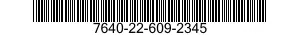 7640-22-609-2345 MAP 7640226092345 226092345