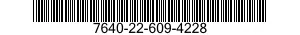 7640-22-609-4228 MAP 7640226094228 226094228
