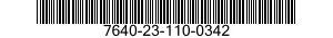 7640-23-110-0342 MAP 7640231100342 231100342