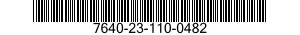 7640-23-110-0482 MAP 7640231100482 231100482