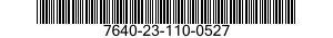 7640-23-110-0527 MAP 7640231100527 231100527