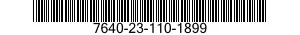 7640-23-110-1899 MAP 7640231101899 231101899
