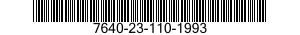 7640-23-110-1993 MAP 7640231101993 231101993
