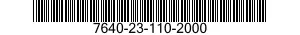 7640-23-110-2000 MAP 7640231102000 231102000