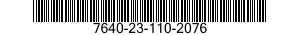 7640-23-110-2076 MAP 7640231102076 231102076
