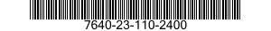 7640-23-110-2400 MAP 7640231102400 231102400