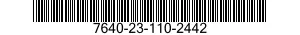 7640-23-110-2442 MAP 7640231102442 231102442