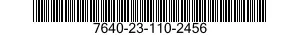 7640-23-110-2456 MAP 7640231102456 231102456
