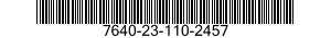 7640-23-110-2457 MAP 7640231102457 231102457