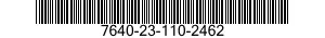 7640-23-110-2462 MAP 7640231102462 231102462