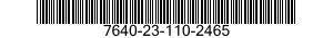 7640-23-110-2465 MAP 7640231102465 231102465