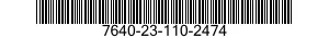 7640-23-110-2474 MAP 7640231102474 231102474