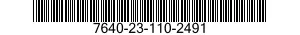 7640-23-110-2491 MAP 7640231102491 231102491