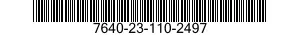 7640-23-110-2497 MAP 7640231102497 231102497