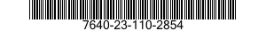 7640-23-110-2854 MAP 7640231102854 231102854