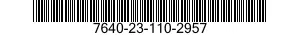 7640-23-110-2957 MAP 7640231102957 231102957