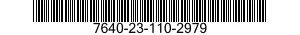 7640-23-110-2979 MAP 7640231102979 231102979