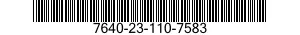 7640-23-110-7583 MAP 7640231107583 231107583