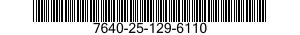 7640-25-129-6110  7640251296110 251296110