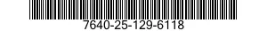 7640-25-129-6118 KART,STAVANGER 7640251296118 251296118