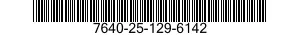 7640-25-129-6142  7640251296142 251296142
