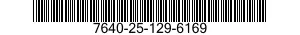 7640-25-129-6169  7640251296169 251296169