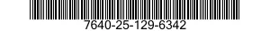 7640-25-129-6342  7640251296342 251296342