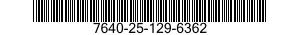 7640-25-129-6362  7640251296362 251296362