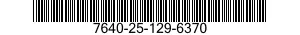 7640-25-129-6370  7640251296370 251296370