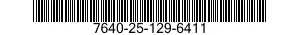 7640-25-129-6411  7640251296411 251296411