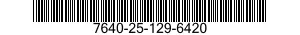7640-25-129-6420  7640251296420 251296420