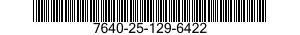 7640-25-129-6422  7640251296422 251296422