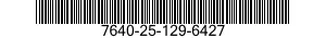 7640-25-129-6427  7640251296427 251296427