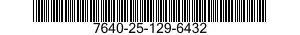 7640-25-129-6432  7640251296432 251296432