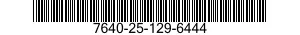 7640-25-129-6444  7640251296444 251296444