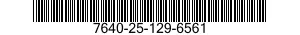 7640-25-129-6561  7640251296561 251296561