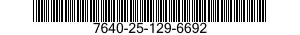 7640-25-129-6692  7640251296692 251296692