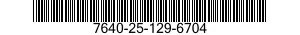 7640-25-129-6704  7640251296704 251296704