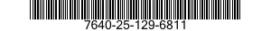 7640-25-129-6811  7640251296811 251296811
