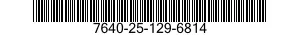 7640-25-129-6814  7640251296814 251296814