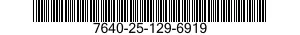 7640-25-129-6919 MAP 7640251296919 251296919