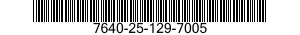 7640-25-129-7005  7640251297005 251297005
