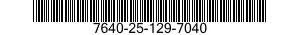7640-25-129-7040  7640251297040 251297040